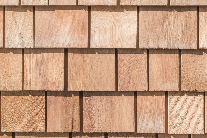 Close-up of Clean Cedar Shingles