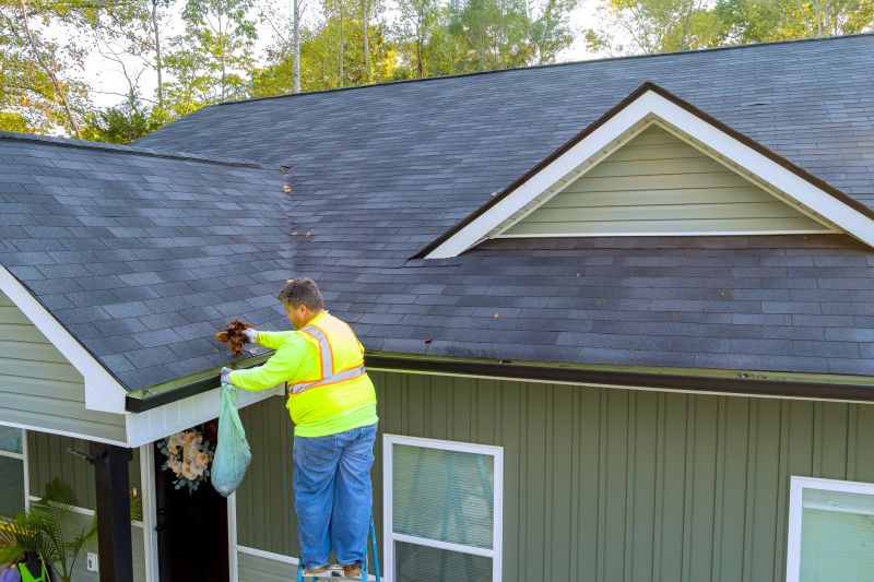 High Roof Gutter Cleaning
